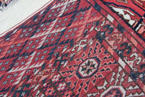 ANTIQUE TEKKE WEDDING RUG - ADDITIONAL PHOTO 8
