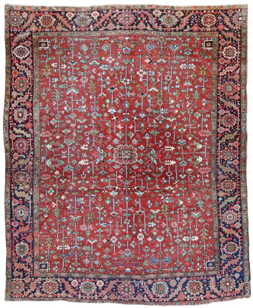 antique heriz carpet - CATEGORY: ANTIQUE RUGS - DATED 1900