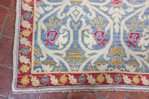 ANTIQUE CUENCA SPANISH RUG - ADDITIONAL PHOTO 1
