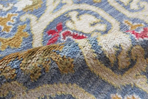 ANTIQUE CUENCA SPANISH RUG - ADDITIONAL PHOTO 2