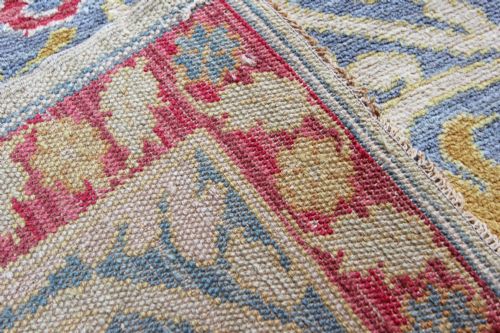 ANTIQUE CUENCA SPANISH RUG - ADDITIONAL PHOTO 6