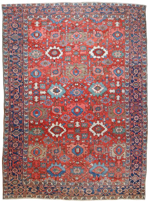 Antique Serapi Carpet