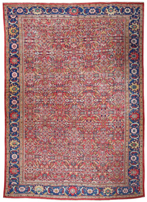 antique mahal carpet - CATEGORY: ANTIQUE RUGS - DATED 1910