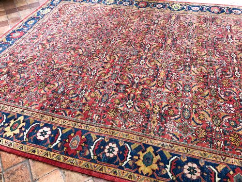 ANTIQUE MAHAL CARPET - ADDITIONAL PHOTO 1