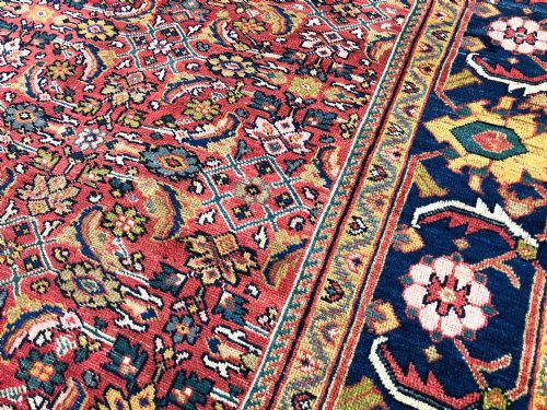 ANTIQUE MAHAL CARPET - ADDITIONAL PHOTO 4