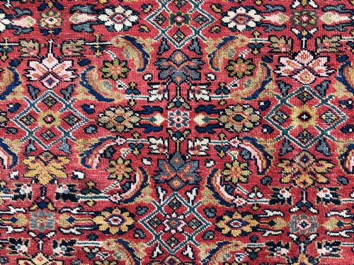 ANTIQUE MAHAL CARPET - ADDITIONAL PHOTO 5