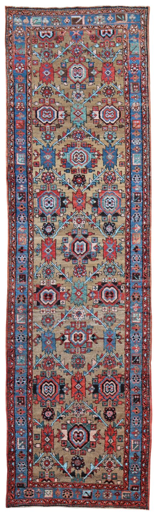 antique bakshaish runner - CATEGORY: ANTIQUE RUGS - DATED 1890