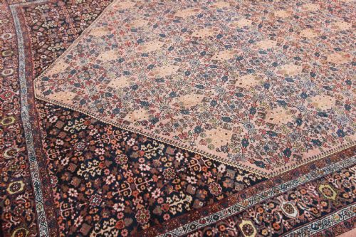 ANTIQUE MAHAL CARPET - ADDITIONAL PHOTO 4