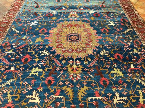 ANTIQUE SERAPI CARPET - ADDITIONAL PHOTO 10