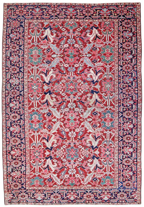 antique heriz carpet - CATEGORY: ANTIQUE RUGS - DATED 1890