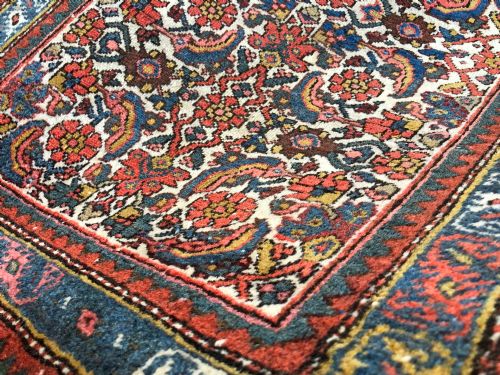 ANTIQUE HAMADAN RUG - ADDITIONAL PHOTO 3