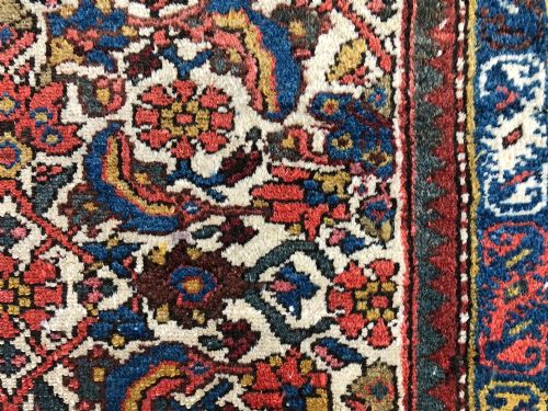 ANTIQUE HAMADAN RUG - ADDITIONAL PHOTO 5