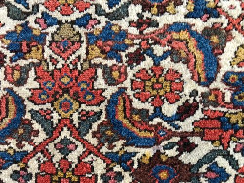 ANTIQUE HAMADAN RUG - ADDITIONAL PHOTO 7