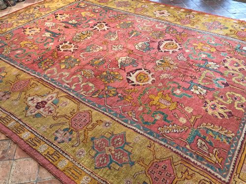 ANTIQUE USHAK CARPET - ADDITIONAL PHOTO 4