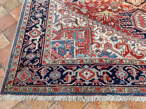 SQUARE ANTIQUE HERIZ CARPET - ADDITIONAL PHOTO 2