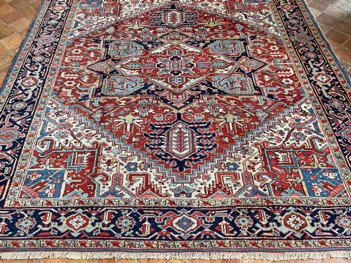 SQUARE ANTIQUE HERIZ CARPET - ADDITIONAL PHOTO 6