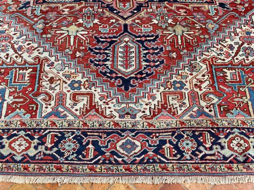 SQUARE ANTIQUE HERIZ CARPET - ADDITIONAL PHOTO 9