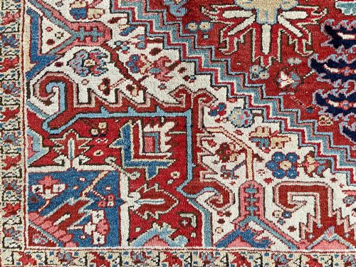 SQUARE ANTIQUE HERIZ CARPET - ADDITIONAL PHOTO 10