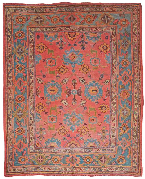 antique ushak carpet - CATEGORY: ANTIQUE RUGS - DATED 1890