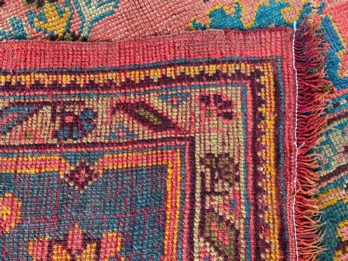 ANTIQUE USHAK CARPET - ADDITIONAL PHOTO 5