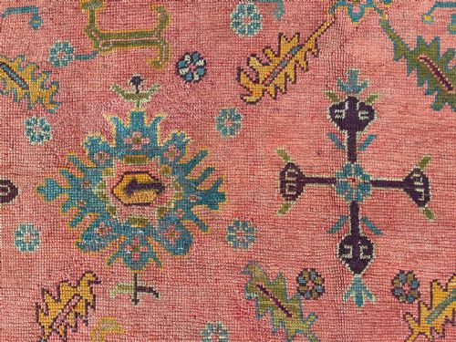 ANTIQUE USHAK CARPET - ADDITIONAL PHOTO 7