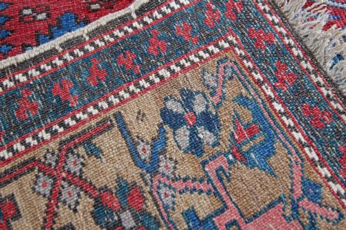 ANTIQUE KARAJA RUG - ADDITIONAL PHOTO 1
