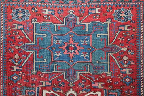 ANTIQUE KARAJA RUG - ADDITIONAL PHOTO 3