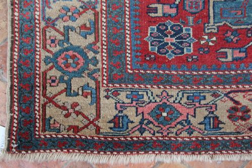 ANTIQUE KARAJA RUG - ADDITIONAL PHOTO 4