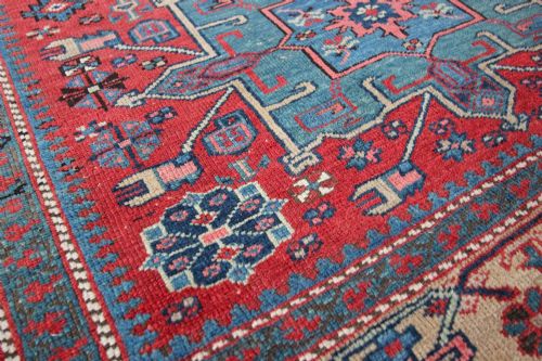 ANTIQUE KARAJA RUG - ADDITIONAL PHOTO 8