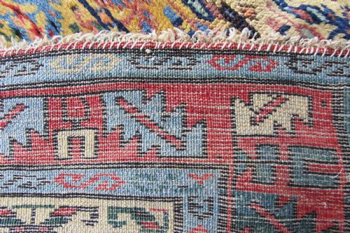 ANTIQUE KURDISH LONG RUG - ADDITIONAL PHOTO 4
