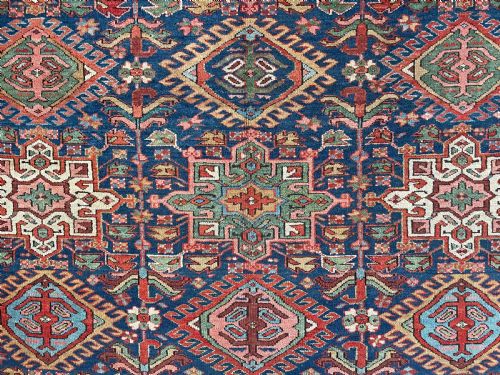 ANTIQUE KARAJA CARPET - ADDITIONAL PHOTO 1
