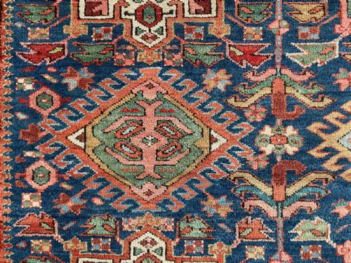 ANTIQUE KARAJA CARPET - ADDITIONAL PHOTO 4