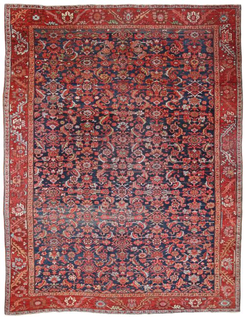 antique bakshaish carpet - CATEGORY: ANTIQUE RUGS - DATED 1890