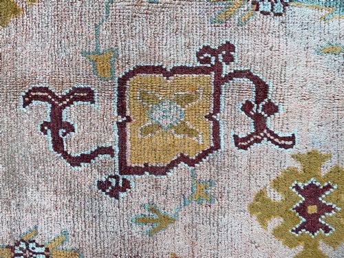 ANTIQUE USHAK CARPET - ADDITIONAL PHOTO 7
