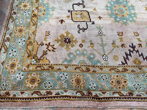 ANTIQUE USHAK CARPET - ADDITIONAL PHOTO 8