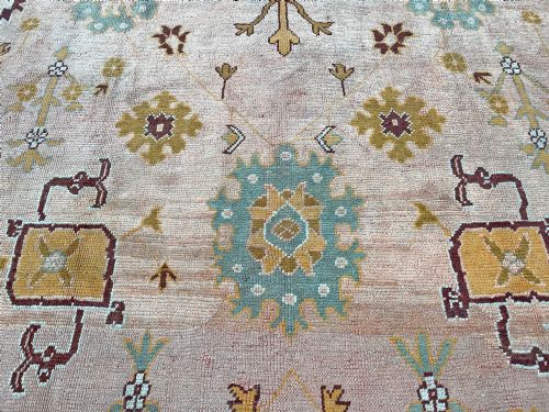ANTIQUE USHAK CARPET - ADDITIONAL PHOTO 9