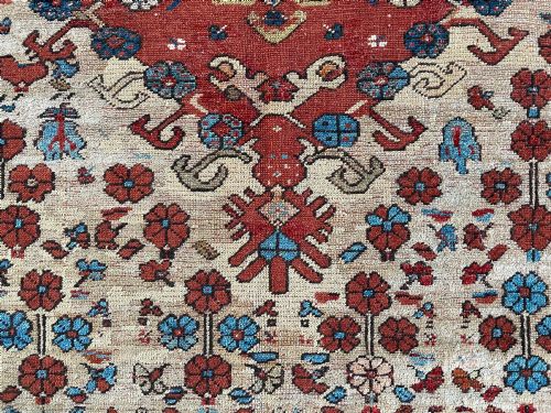 ANTIQUE ANGORA RUG USHAK REGION CIRCA 1860 - ADDITIONAL PHOTO 8