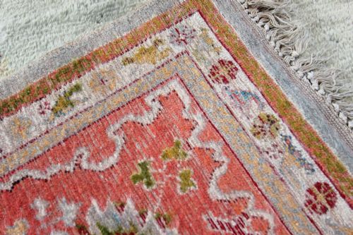 ANTIQUE ANGORA USHAK CARPET - ADDITIONAL PHOTO 3
