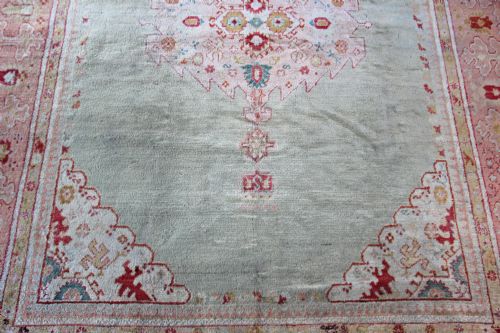 ANTIQUE ANGORA USHAK CARPET - ADDITIONAL PHOTO 7