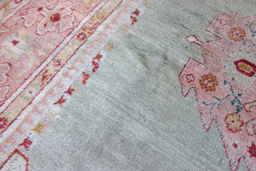 ANTIQUE ANGORA USHAK CARPET - ADDITIONAL PHOTO 8