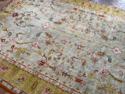 ANTIQUE USHAK CARPET - ADDITIONAL PHOTO 12