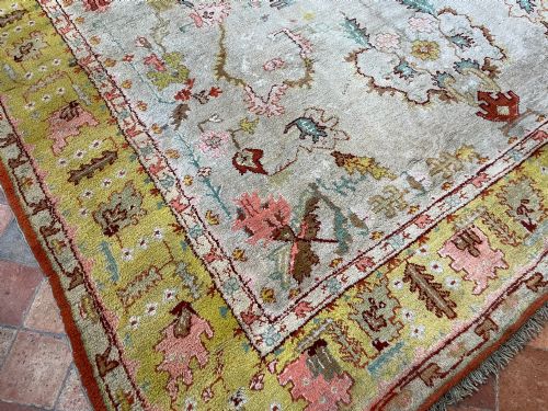 ANTIQUE USHAK CARPET - ADDITIONAL PHOTO 14