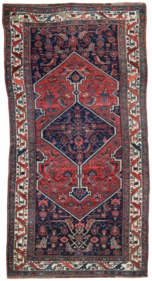 antique bidjar rug - CATEGORY: ANTIQUE RUGS - DATED 1900