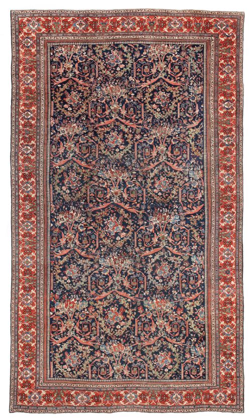 ANTIQUE MAHAL CARPET PERSIAN