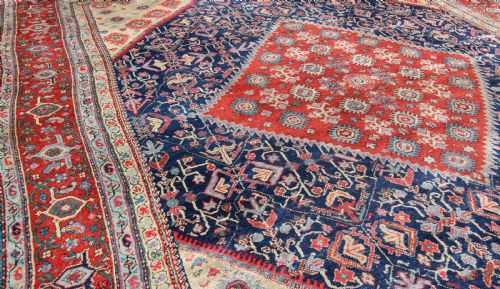 ANTIQUE USHAK CARPET ANATOLIA - ADDITIONAL PHOTO 4