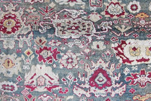 ANTIQUE AGRA CARPET - ADDITIONAL PHOTO 4