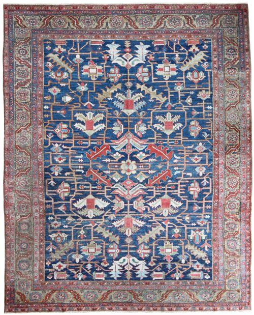 antique bakshaish carpet - CATEGORY: ANTIQUE RUGS - DATED 1880