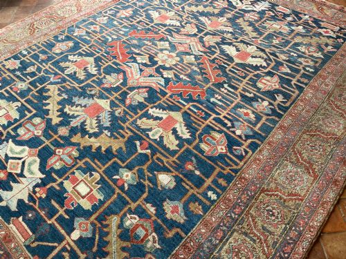 ANTIQUE BAKSHAISH CARPET - ADDITIONAL PHOTO 3