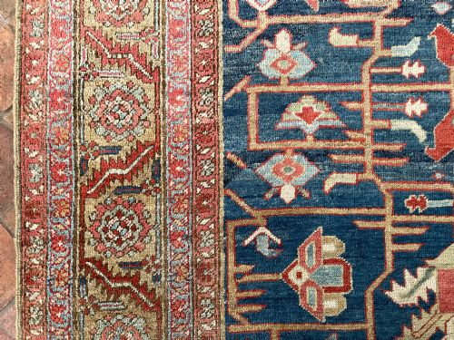 ANTIQUE BAKSHAISH CARPET - ADDITIONAL PHOTO 6