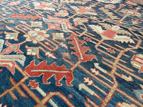 ANTIQUE BAKSHAISH CARPET - ADDITIONAL PHOTO 8